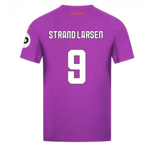 Fotbalové Dres Wolves Jorgen Strand Larsen #9 Alternativní 2024-25 Krátký Rukáv